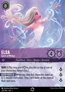 Carta Disney Lorcana Elsa, Spirit of Winter