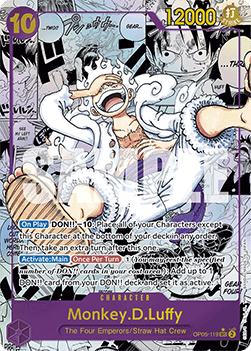 Carta One Piece Monkey D. Luffy