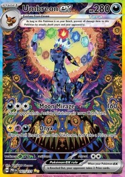 Carta Pokémon Umbreon ex